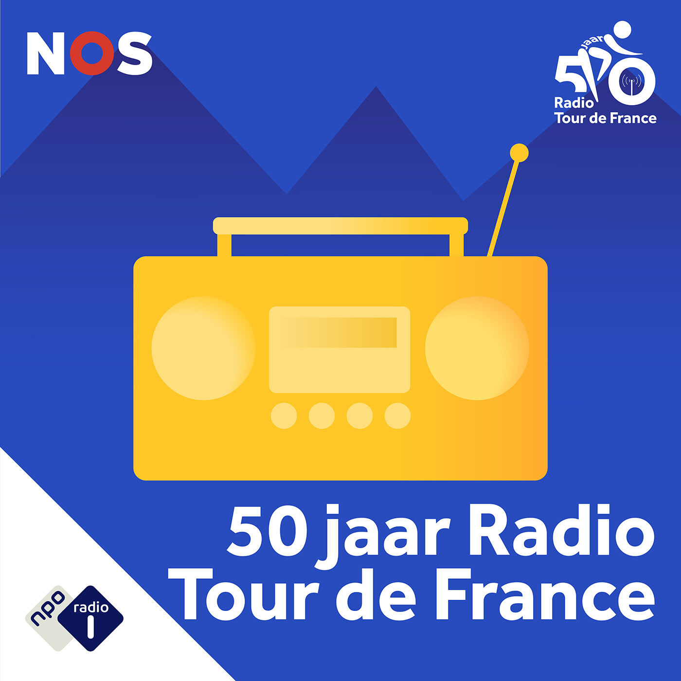 50 jaar Radio Tour de France logo