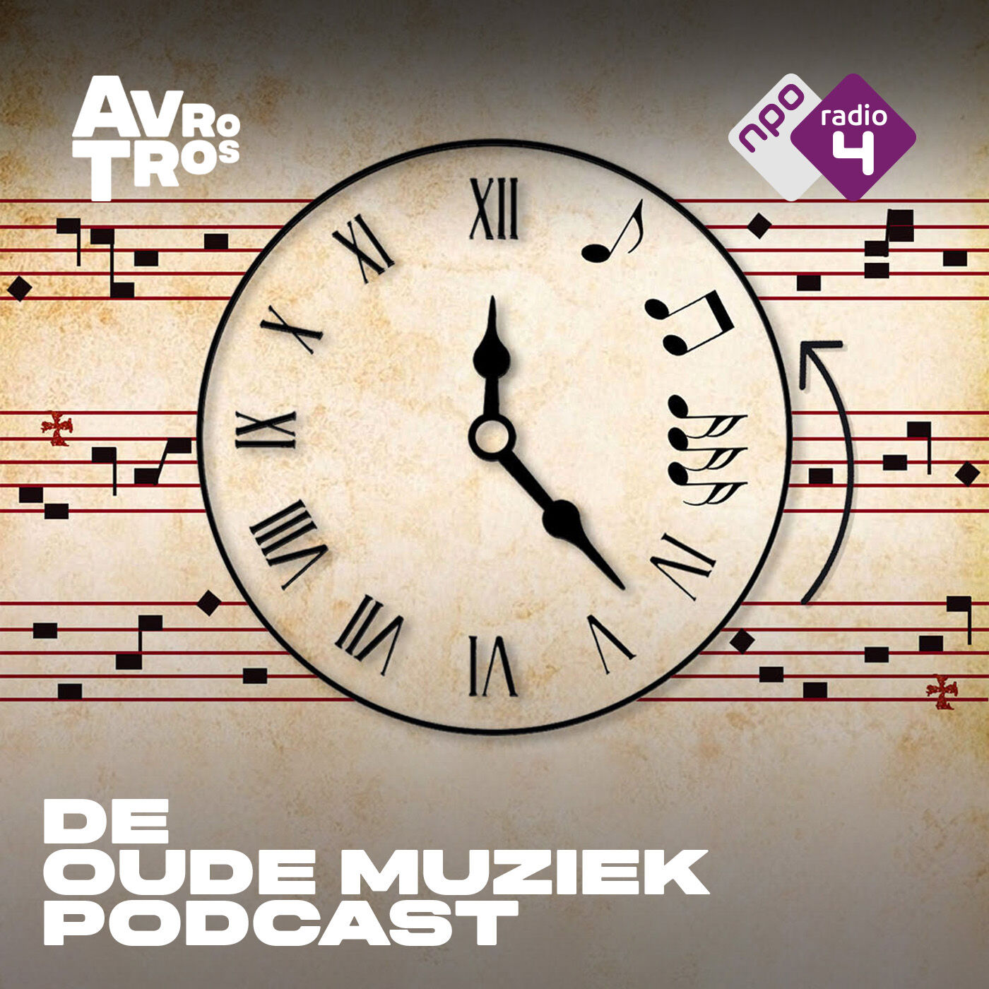 De Oude Muziek Podcast logo