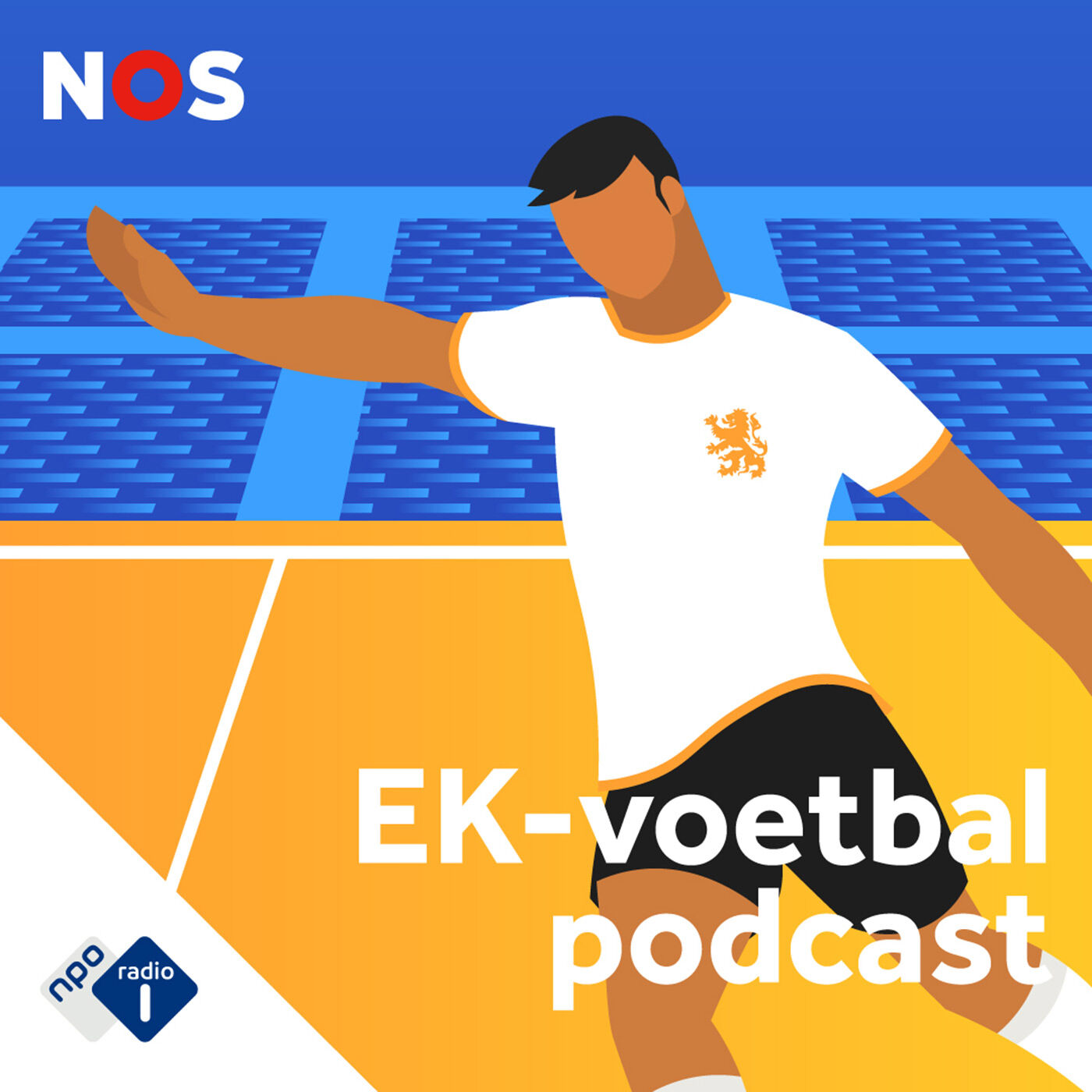 NOS EK-voetbalpodcast logo